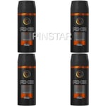 4 x AXE (LYNX) Musk 150ml Deodorant Spray.