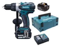 Makita - Perceuse visseuse à batterie 18V 5Ah Li-Ion 13 mm - DDF458RTJ