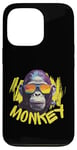 iPhone 13 Pro Angry Monkey King Gorilla Face Funny Graphic Men Women Kids Case