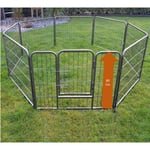 Bb-loisiram - Parc enclos pour chiens grillage cage clôture intérieur et extérieur Hauteur 80cm modèle Dog run « m 481 »