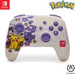 Manette Sans Fil Améliorée Pour Nintendo Switch, Modèle Oled Et Switch Lite, Accessoire De Jeu, Manette De Jeu, Manette Gaming, Manette Bluetooth, Sous Licence Officielle - Pokémon Blossom