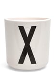 Kids Personal Eco Cup White Design Letters