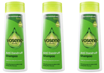 3 x VOSENE MEDICATED ORIGINAL DANDRUFF SHAMPOO ALL HAIR TYPES 300ml