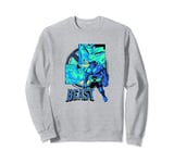 Marvel X-Men Beast Collage Panel Logo Sweatshirt