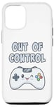 Coque pour iPhone 15 Pro Out of Control Kawaii Silly Controller Jeu vidéo Gamer