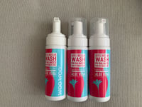 3 x Woo Woo Intimate Wash Aloe Vera Plant Based Gentle Foaming Body Wash 150ml