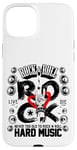 Coque pour iPhone 15 Plus Rock and Roll Graphic Tees - I Love Rock N' Roll Designs