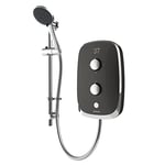 Aqualisa e-Motion Space Grey Electric Shower Digital Display 3 Spray Patterns 8.5KW