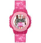 Barbie Kids Digital Watch Easy Read Silicone Buckle Fastening Official Product