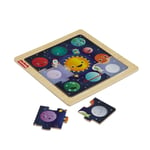 Fisher-price: Wooden Jigsaw Puzzle - Planet (hxv16)