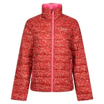 Regatta Womens/Ladies Orla Kiely Berry Bubble Baffled Padded Jacket (Red) - Size 20 UK