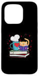 iPhone 15 Pro Kittens Cats Tea and Books Reading For Reader Case