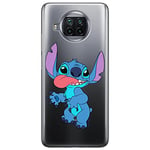 ERT GROUP mobile phone case for Xiaomi MI 10T LITE/REDMI NOTE 9 PRO 5G original and officially Licensed Disney pattern Stitch 012 adapted to the shape of the mobile phone, partially transparent