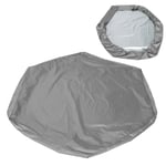 (Grey)Sandbox Cover Sandpit Sand Toys Cover Waterproof Pool Cover NAU