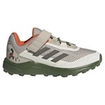 adidas Terrex Disney Agravic Flow Trail Running Shoe, Wonder Beige/Olive strata/Orange, 6 UK