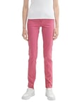 TOM TAILOR 1042940 Pantalon Alexa Slim, 16348-Velours Rose, 32W x 30L Femme