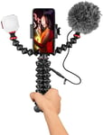 JOBY GorillaPod Mobile Vlogging Kit Smartphone Rig, Micro Wavo Mobile, Mini LED