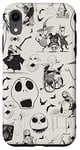 Coque pour iPhone XR Tim Burton L'Étrange Noël de Monsieur Jack Impression à l'encre