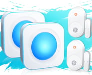 Wireless Door Alarm Sensor for Home Security 600Ft Window Alarm Sensors for Shop