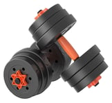 Shengluu Weights Dumbbells Sets Women Rubber-coated Dumbbell Barbell Adjustable Fitness Equipment (Size : 20kg(44lb))