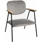 Atmosphera Créateur D'intérieur - Fauteuil design en velours Dyer