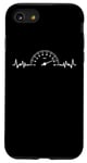 Coque pour iPhone SE (2020) / 7 / 8 Heartbeat Speedometer Auto Car Garage Racing Men Dad