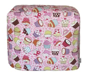 Cozycoverup® Dust Cover for Stand Mixers in Pink Cupcakes (Cozycoverup for Kitchenaid 4.8L 5QT/Kenwood kMix)
