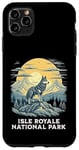 Coque pour iPhone 11 Pro Max Isle Royale National Park Grey Wolf Vacation Wildlife