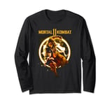 Mortal Kombat 11 Scorpion Flames Long Sleeve T-Shirt