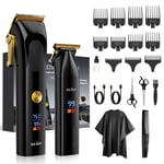 SEJOY Professional Hair Clippers & Trimmer Kit for Barber Mens Beard Haircut Set