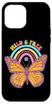 iPhone 12 Pro Max Wild & Free Butterfly Rainbow Retro Vibes Case