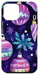 iPhone 12 mini Cute Purple Holiday Christmas-Themed Case