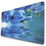 HUAYEXI Large Gaming Mouse Pad，Flower Asian Natural Orchids Print，Non-Slip Rubber Mouse Pads Mousepad for Gaming Computer Office desk,75×40×0.3cm