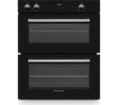 MONTPELLIER MBUDO72 Built-under Double Oven - Black, Black,Silver/Grey