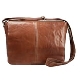 Springfield Crossover Pc-veske i skinn 15 Cognac