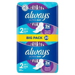 ALWAYS ULTRA DAY SIZE 2 LONG WITH WINGS PACK OF 20 PADS