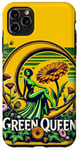 Coque pour iPhone 11 Pro Max Green Queen Illustration Jardiniers