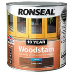 Ronseal 10 Year Woodstain Dark Oak 750ml