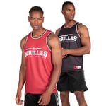 Gorilla Wear Keene Reversible Tank Top Red/black