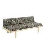 Artek - Day Bed 710 with mattress and back cushions - Zebra - Alvar Aalto - Mönstrad