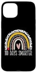 iPhone 15 Plus 100 Days Smarter Teacher Rainbow 100th Day Of School Kids Case