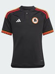 Adidas As Roma 23/24 Third Jersey Kids - Black