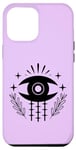 Coque pour iPhone 14 Plus Mauve œil céleste mystique