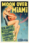 FILM MOON OVER MIAMI Rhso - POSTER HQ 80x110cm d'une AFFICHE CINéMA