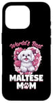 iPhone 16 Pro Maltese Dog Breed Pet World's Best Maltese Mom Case