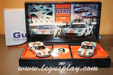 Slot car scx scalextric fly 96016 Team Gulf Ford GT40 Team 05 24h. le Mans 1968