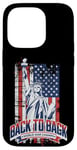 Coque pour iPhone 14 Pro Motif America Back to Back WorldWar Champs Pride