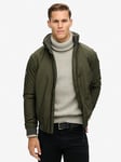 Superdry City Harrington Jacket, Khaki, Size 2Xl, Men