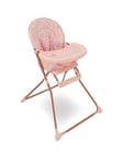 My Babiie Compact Highchair - Rose Blush, Blush