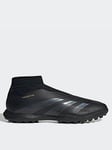 adidas Mens Predator League Laceless Astro Turf Football Boot -black/gold, Black, Size 12, Men